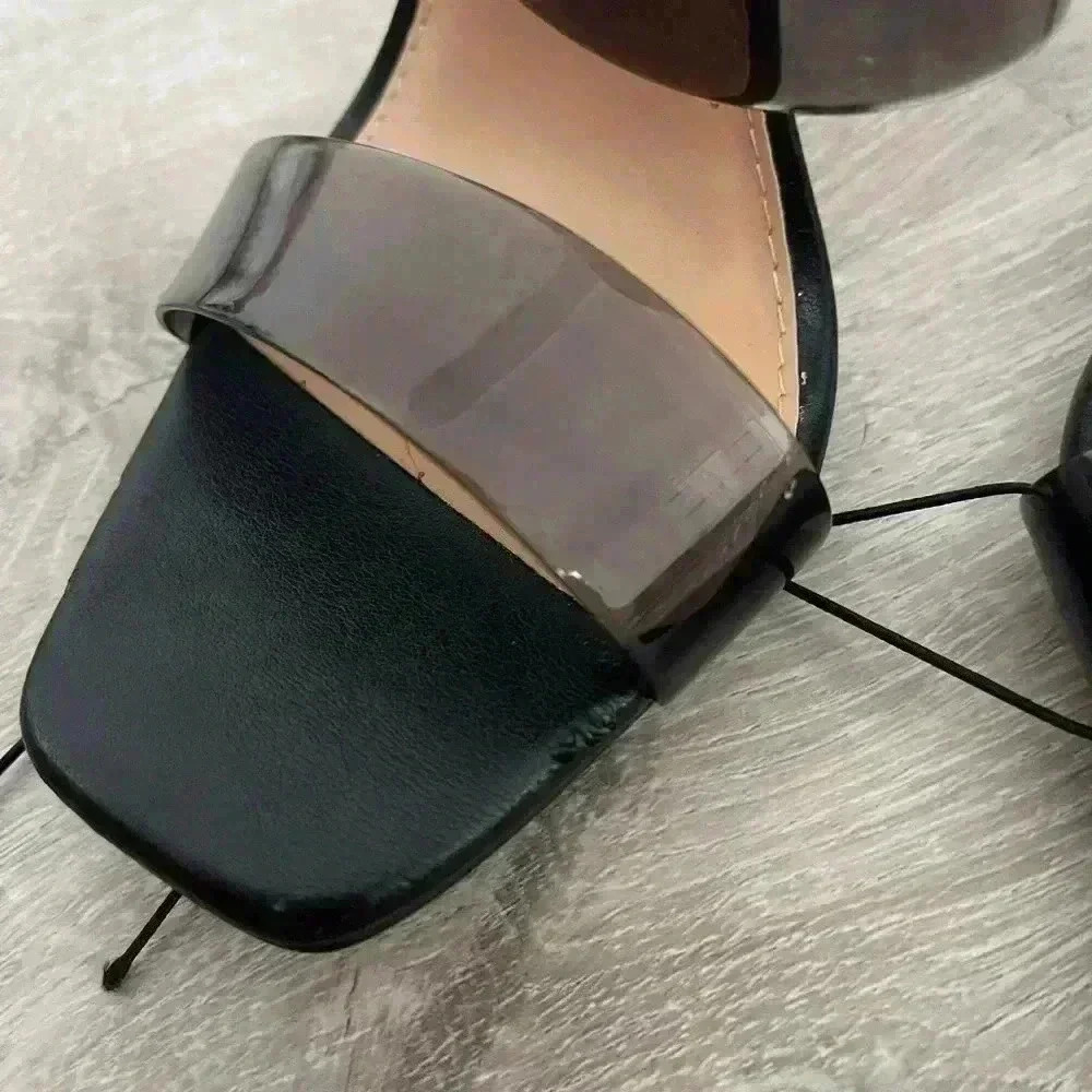 EXPRESS - Barely There Double Band Heeled Sandals 7 - Picture 8 of 12